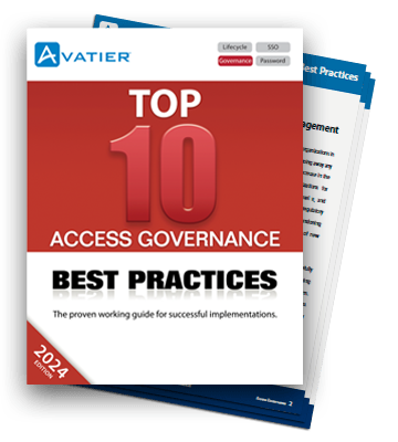 Top 10 Access Governance Best Practices Workbook<br />
