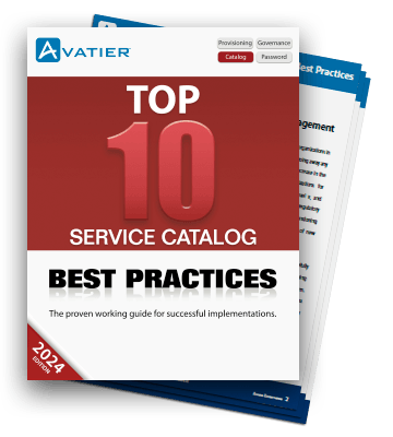 Top 10 Service Catalog Best Practices Workbook<br />
